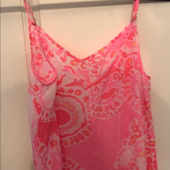 Pink Lilly Pulitzer tank top - Picture 3 of 3